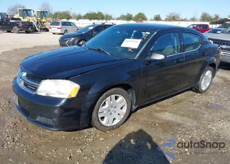 2012 Dodge Avenger Se from USA, damaged, VIN 1C3CDZAB0CN122682